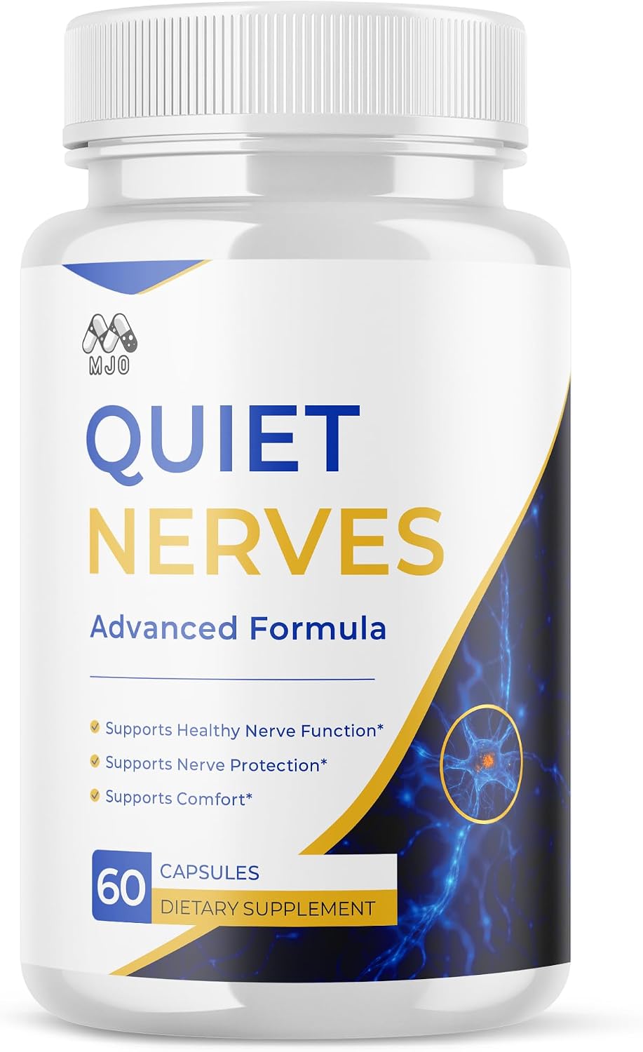 Quiet Nerves capsule bottle label
